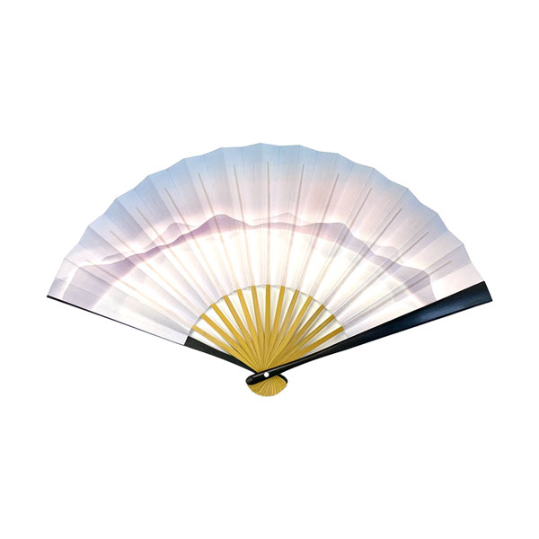 新年扇　御題　明鏡止水　6寸5分